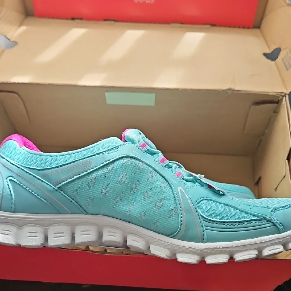 Skechers Blue Sneakers Lightweight Breathable Design - Picture 2 of 3